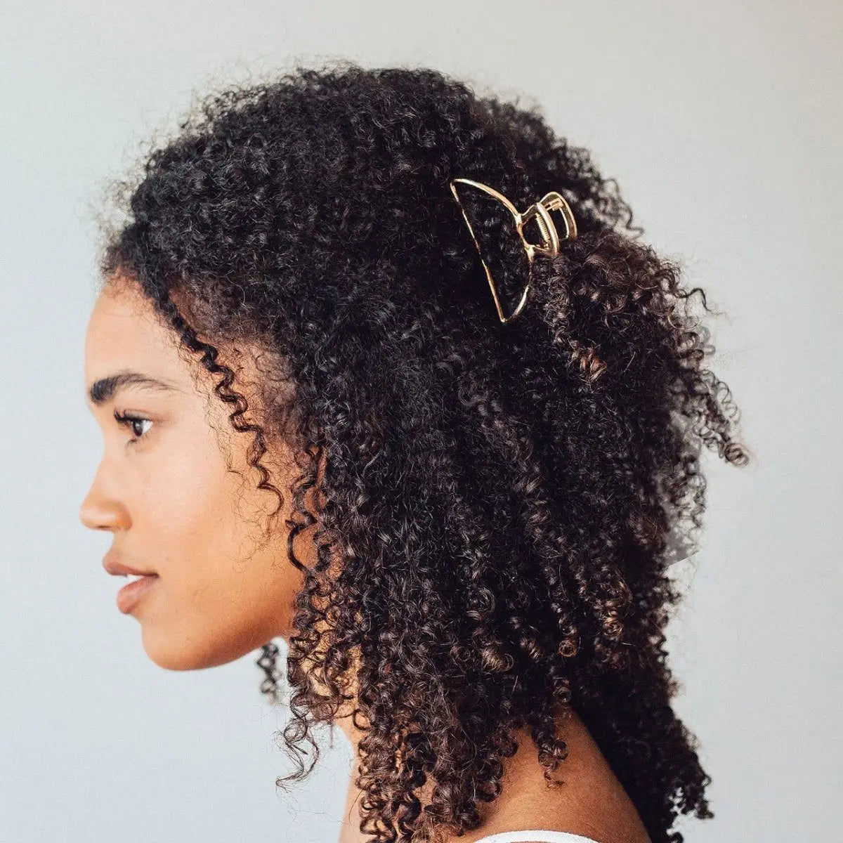 Kitsch- Open Shape Claw Clip - Gold
