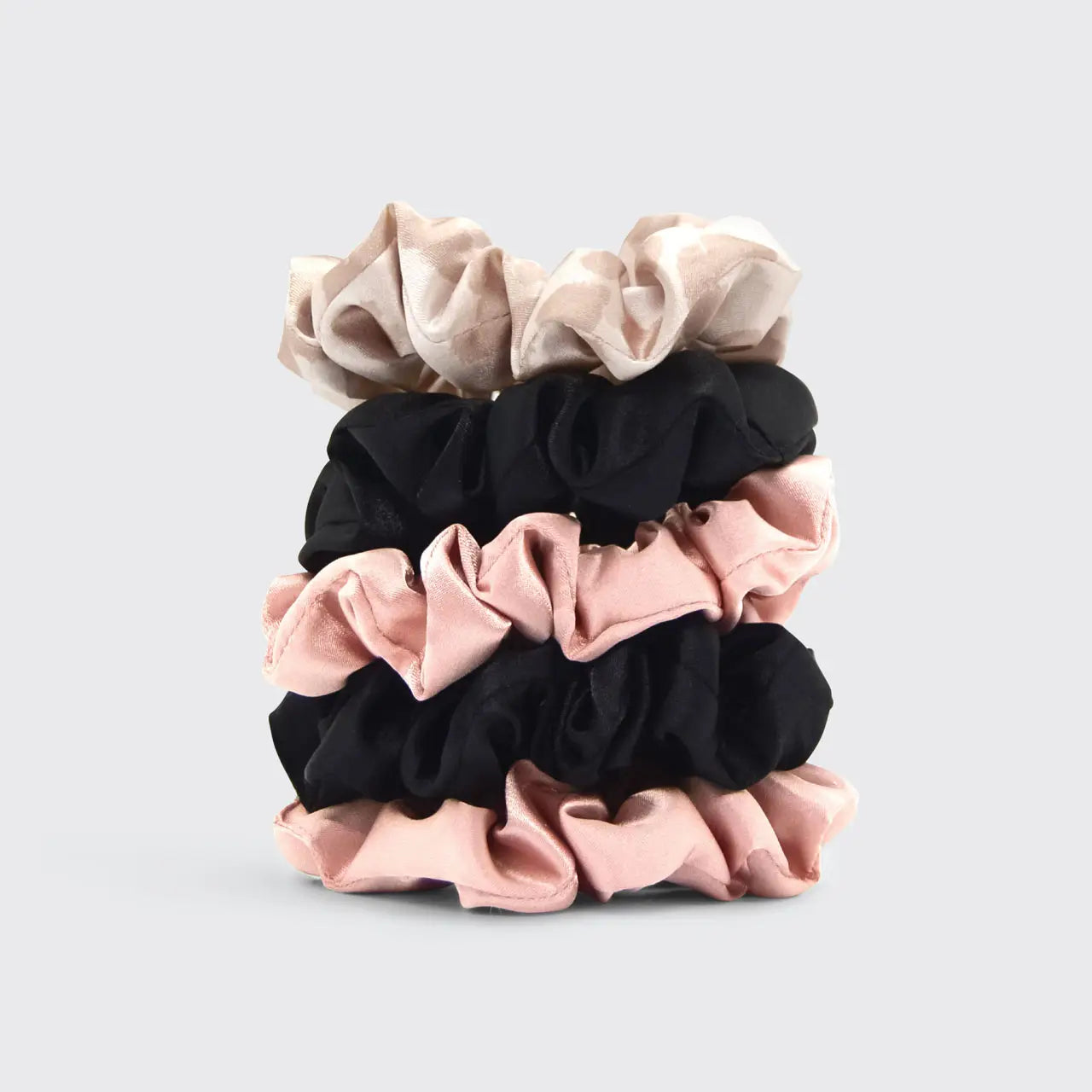 Assorted Satin Sleep Scrunchies-5pc