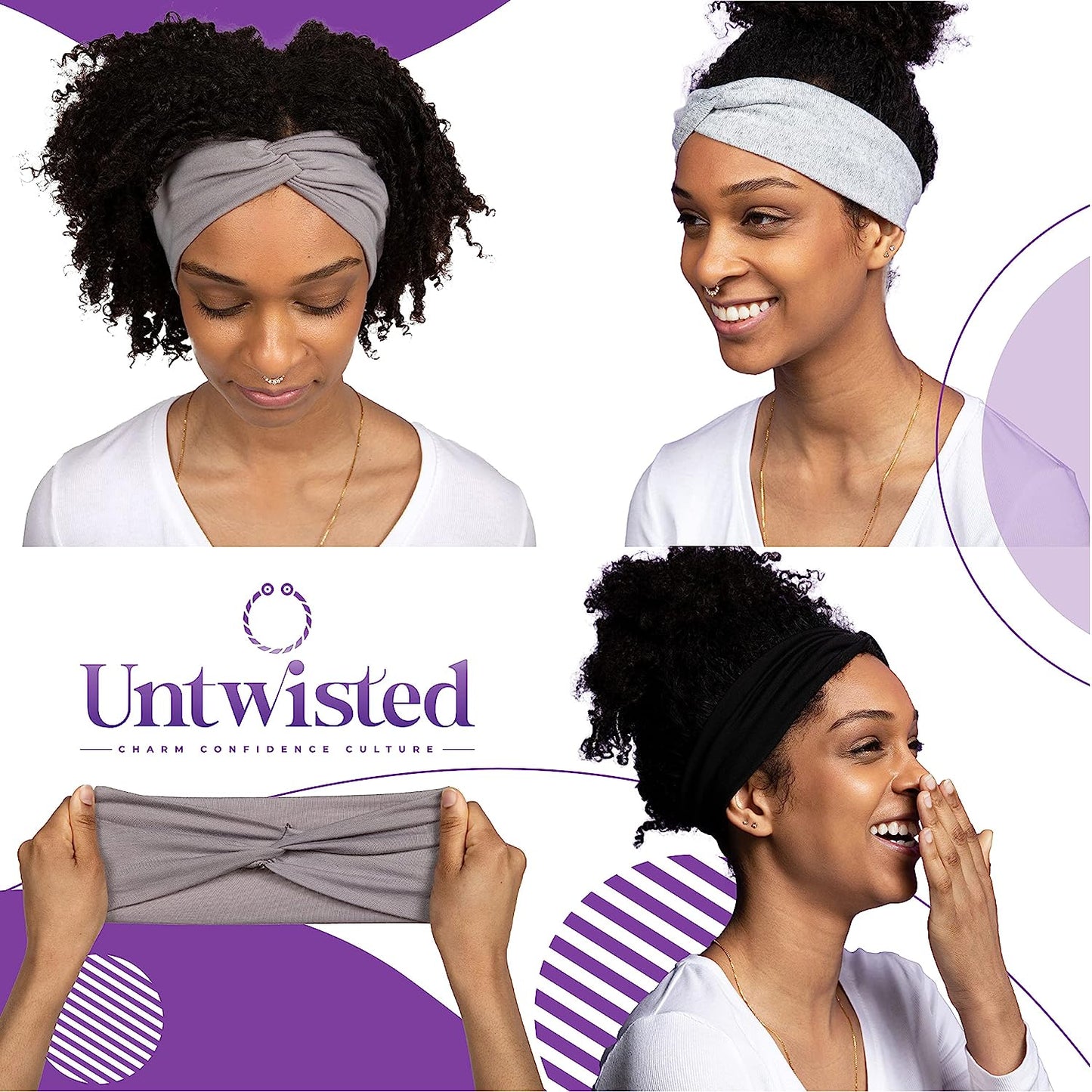 Untwisted Regal Twist Headbands