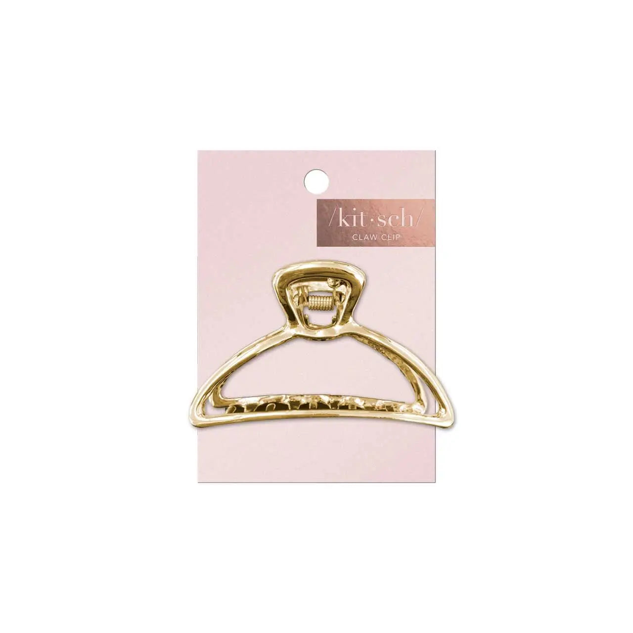Kitsch- Open Shape Claw Clip - Gold